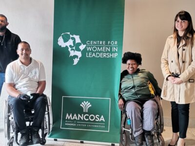 MANCOSA donates specialised wheelchair to Gold Medalist Zanele Situ