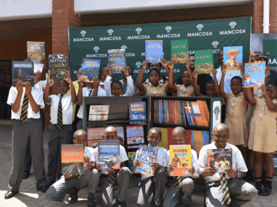 The start of something great: Khalipha Primary School receives the first of many mobile libraries